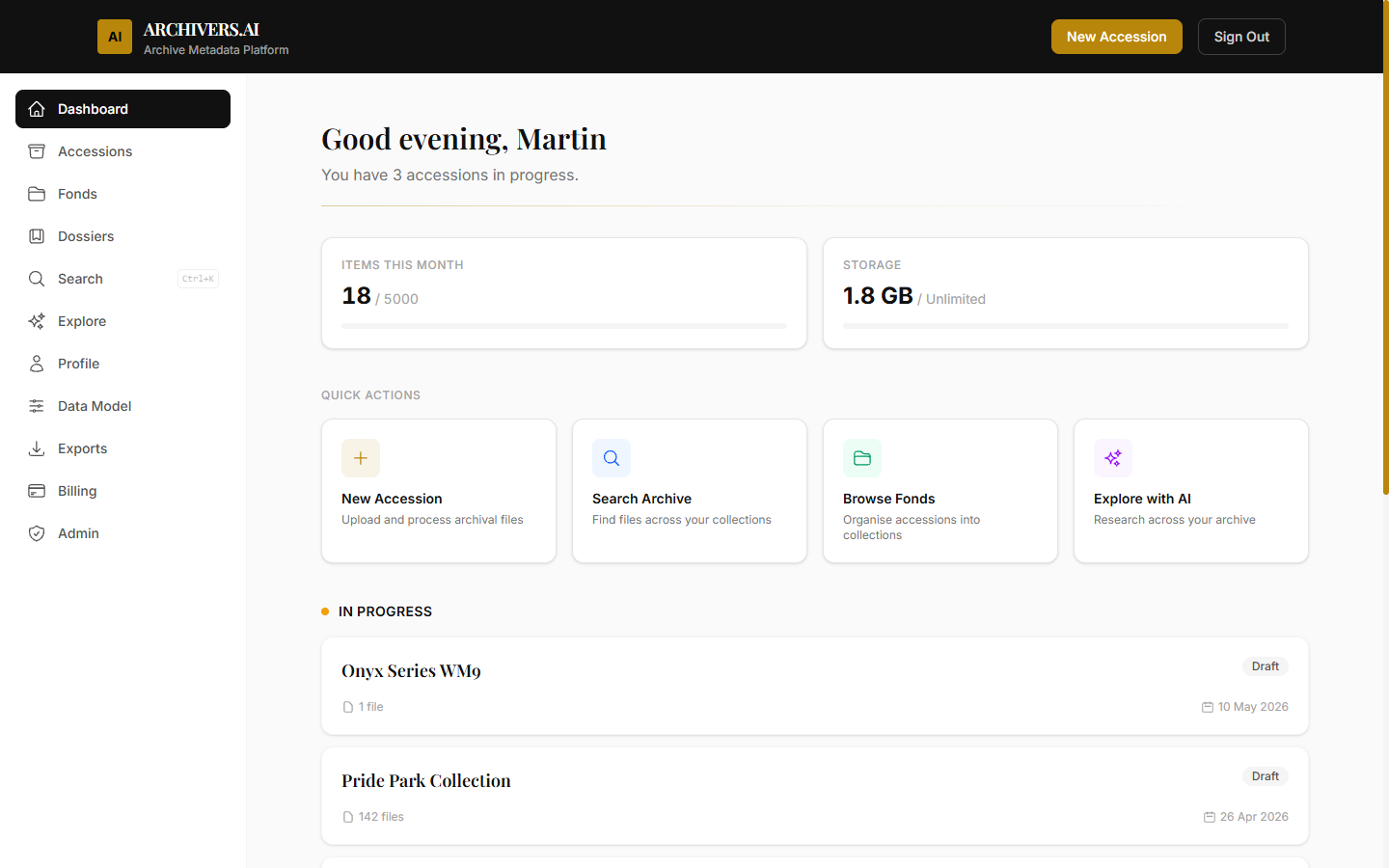 Dashboard